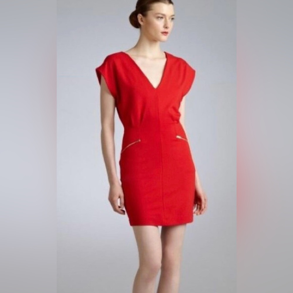 Red French Connection dress